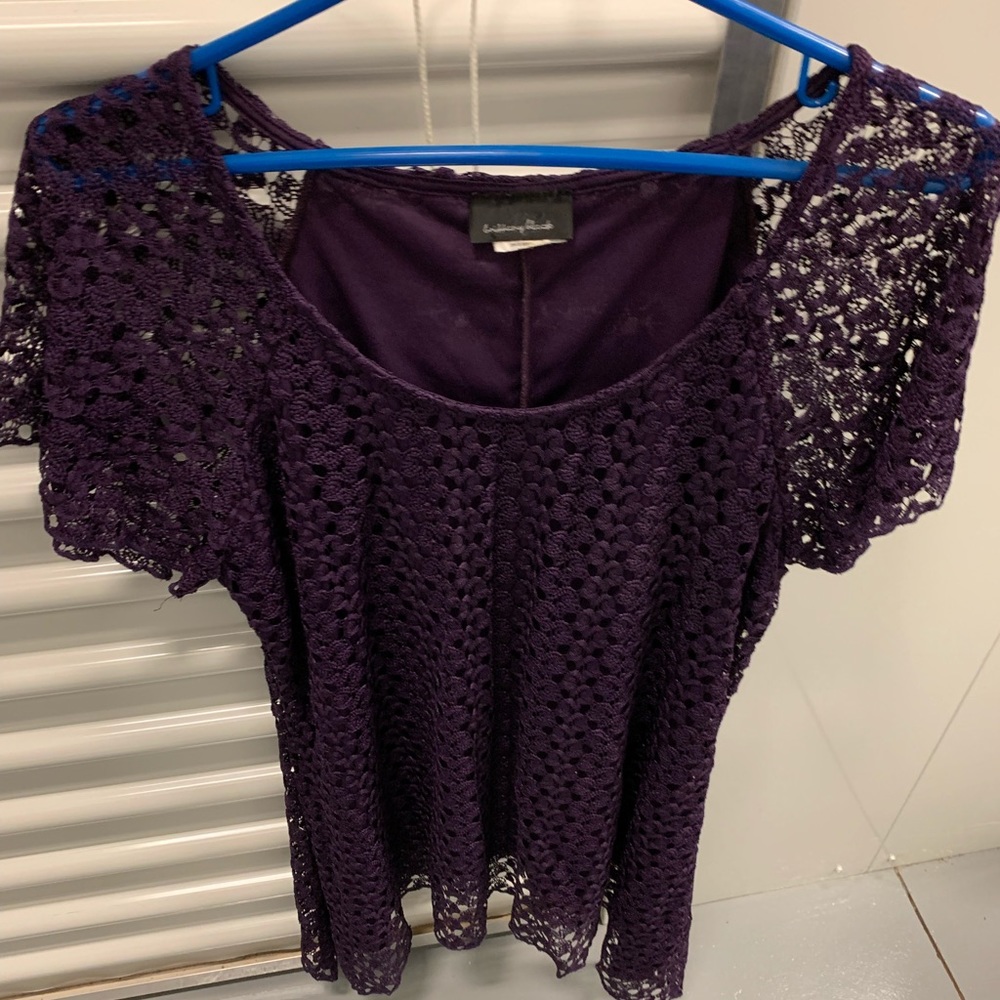 Classy lace top with built in insert